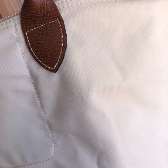 Longchamp Le Pliage Medium Cream Tote - Picture 5 of 6